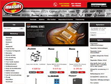 Tablet Screenshot of musik-verkstan.se